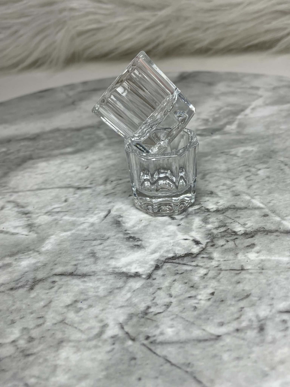 Clear Glass Dappen Dish for Monomer & Liquids