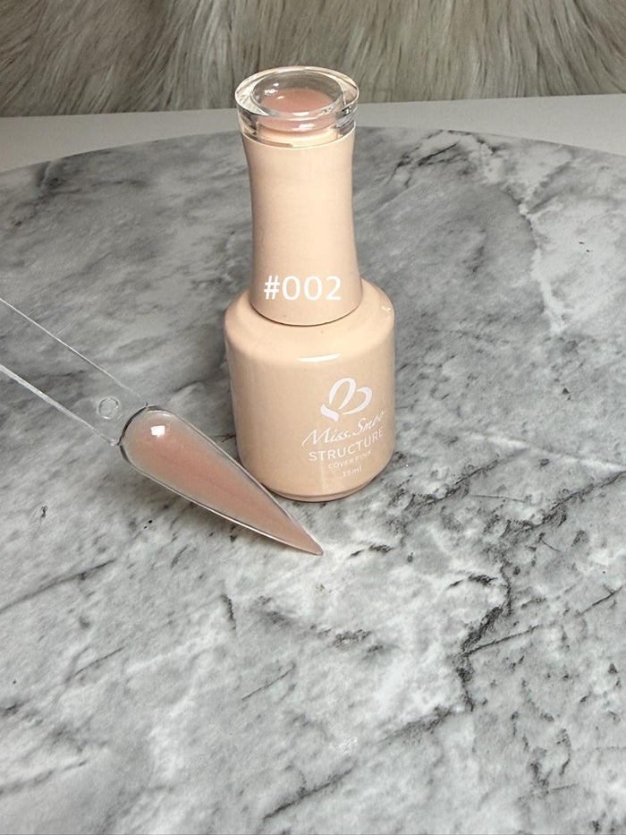 Miss Smoo Structure Gel / Rubber Base Coat - Shade #002 Peach Nude (15ml)