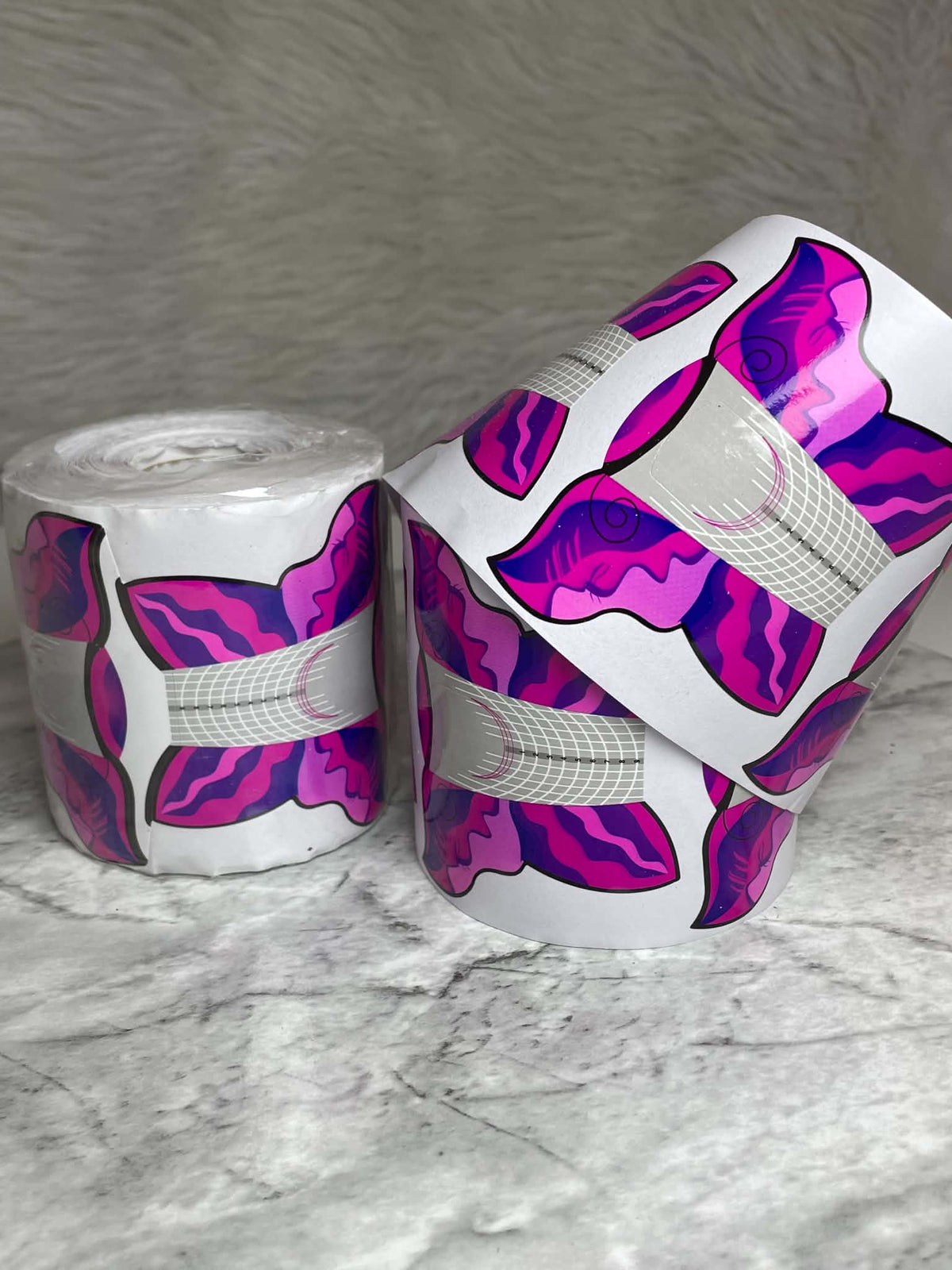 Professional Butterfly Nail Extension Forms (500 Pcs Roll)