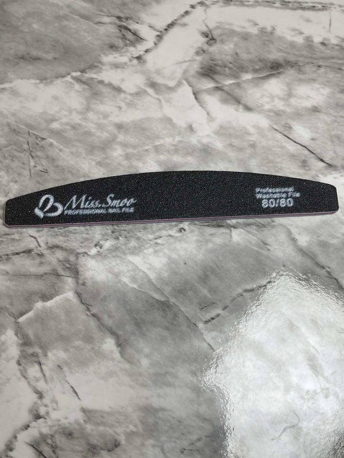 Miss Smoo Professional Washable Nail File – 80/80 Grit