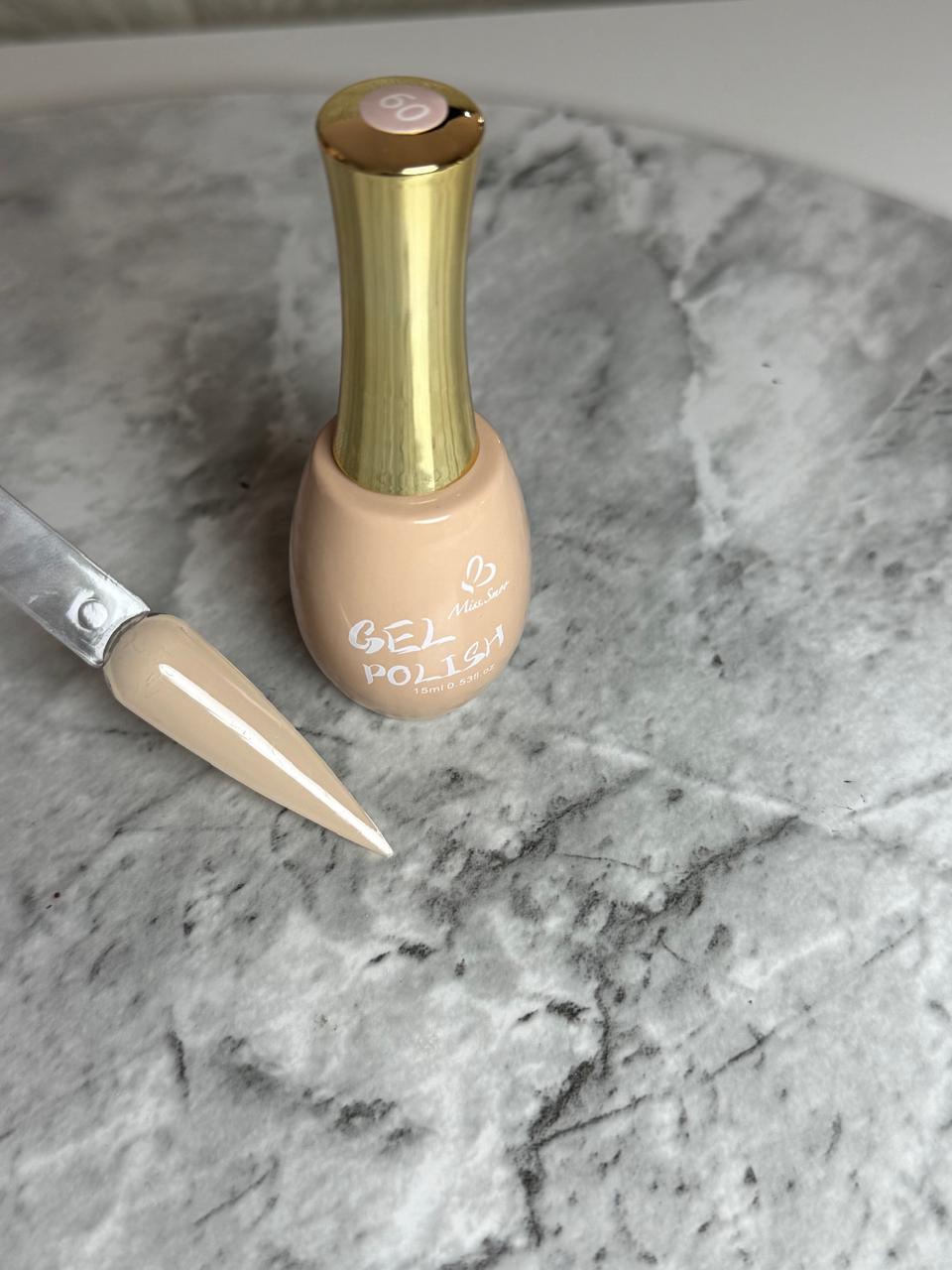 Miss Smoo Gel Polish - Soft Nude (No. 60) (15ml)