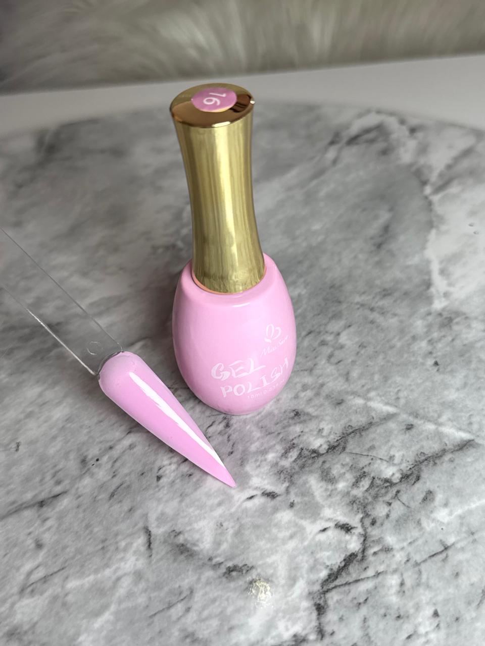 Miss Smoo Gel Polish - Pastel Pink (No. 16) (15ml)
